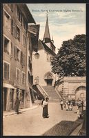 Bienne, Rue et Escaliers de l'Eglise Nat
