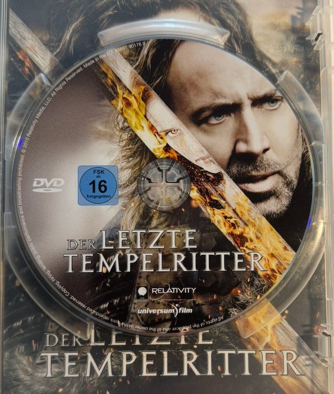 Tutti i DVDs: DVD DER LETZTE TEMPELRITTER - NICOLAS CAGE – Usato da Wisen venduto da gigisna 1