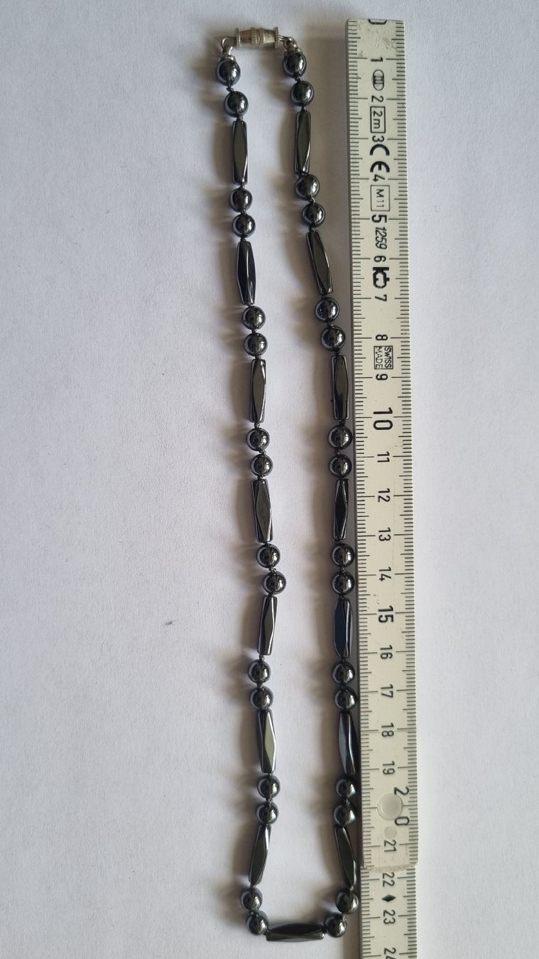 Catenine: NEU: Hämatitkette ca. 44cm – Nuovo (secondo la descrizione) da Belp venduto da MaSu39 2