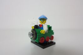 LEGO Minifigur CMF Serie 25 Junge mit Zug
