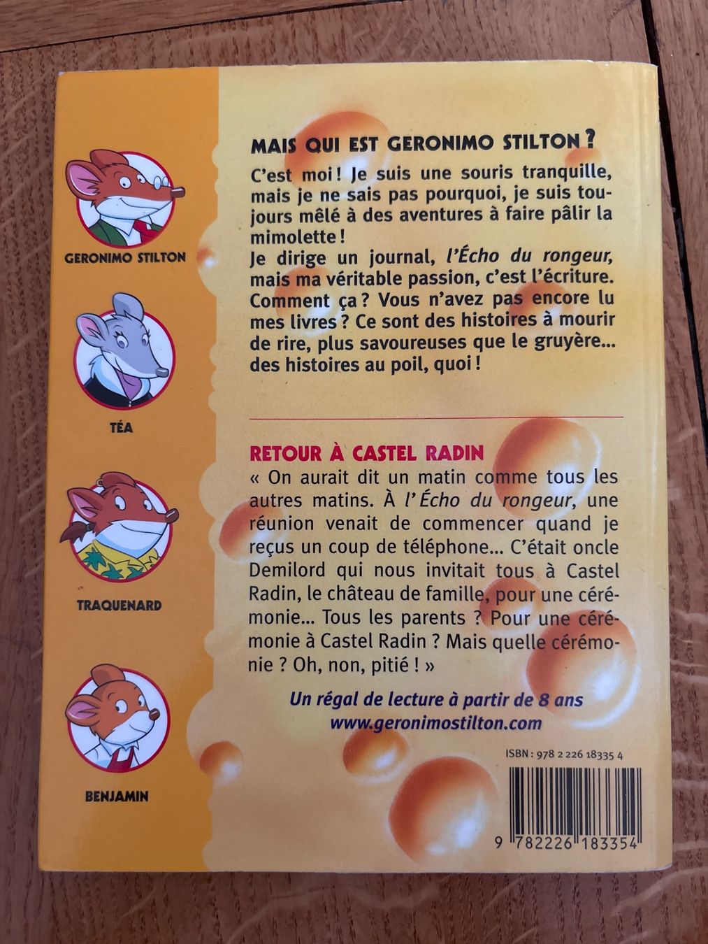 Libri: Geronimo Stilton: Retour à Castel Radin – Usato da Genève venduto da Livsonman 1