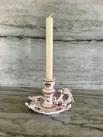 Antiker Kerzenständer aus Porzellan