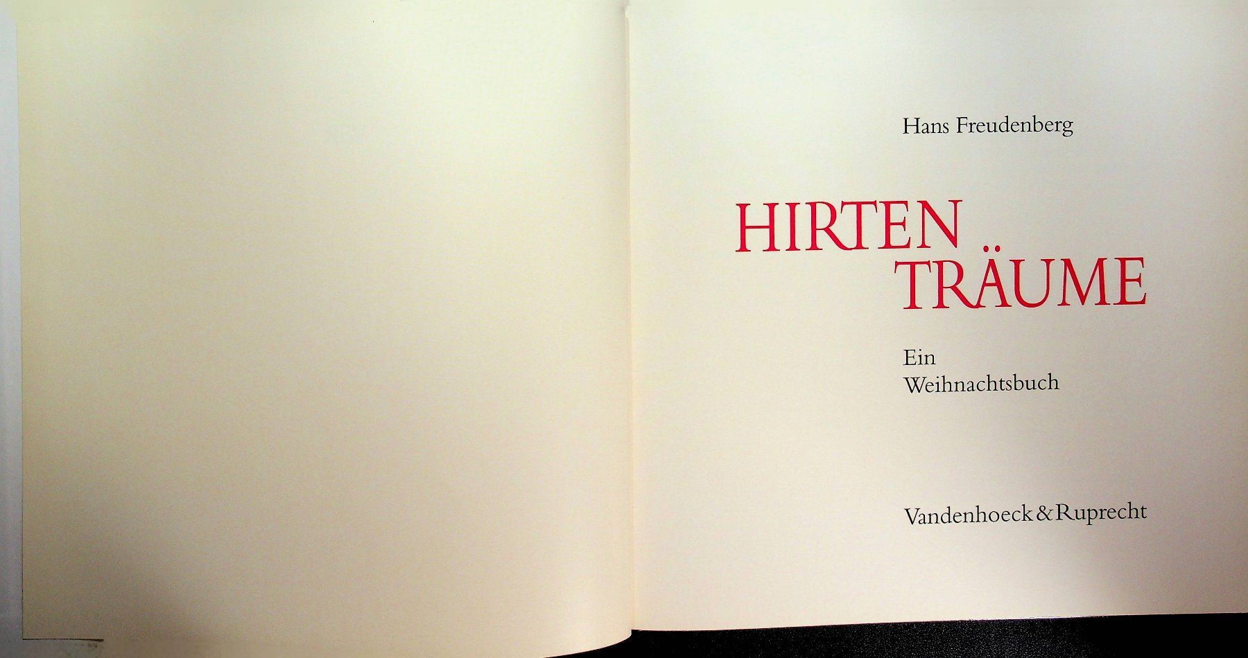 Libri: Hans Freudenberg Hirtenträume Ein  Weihnachtsbuch – Usato da Reitnau venduto da Zaomir 2