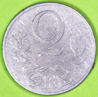 1941 / DÄNEMARK / 2 OERE - MÜNZE / SEHR GUT ERHALTEN !