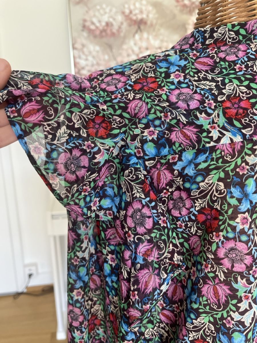 Camicette: Farbige Blumenbluse mit rüschen, 36/38 – Usato da Solothurn venduto da Bobesch08 2