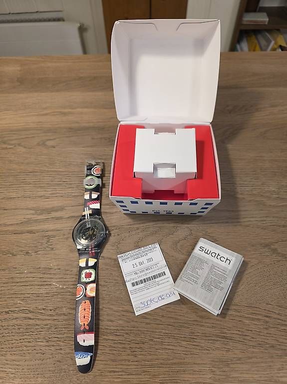 Montres: Tolle, exklusive "Drive-Thru" Sushi-Swatch  – D'occasion à Leissigen par gra111 1