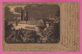 St. Gallen gel 1906 das Kloster im Mondschein