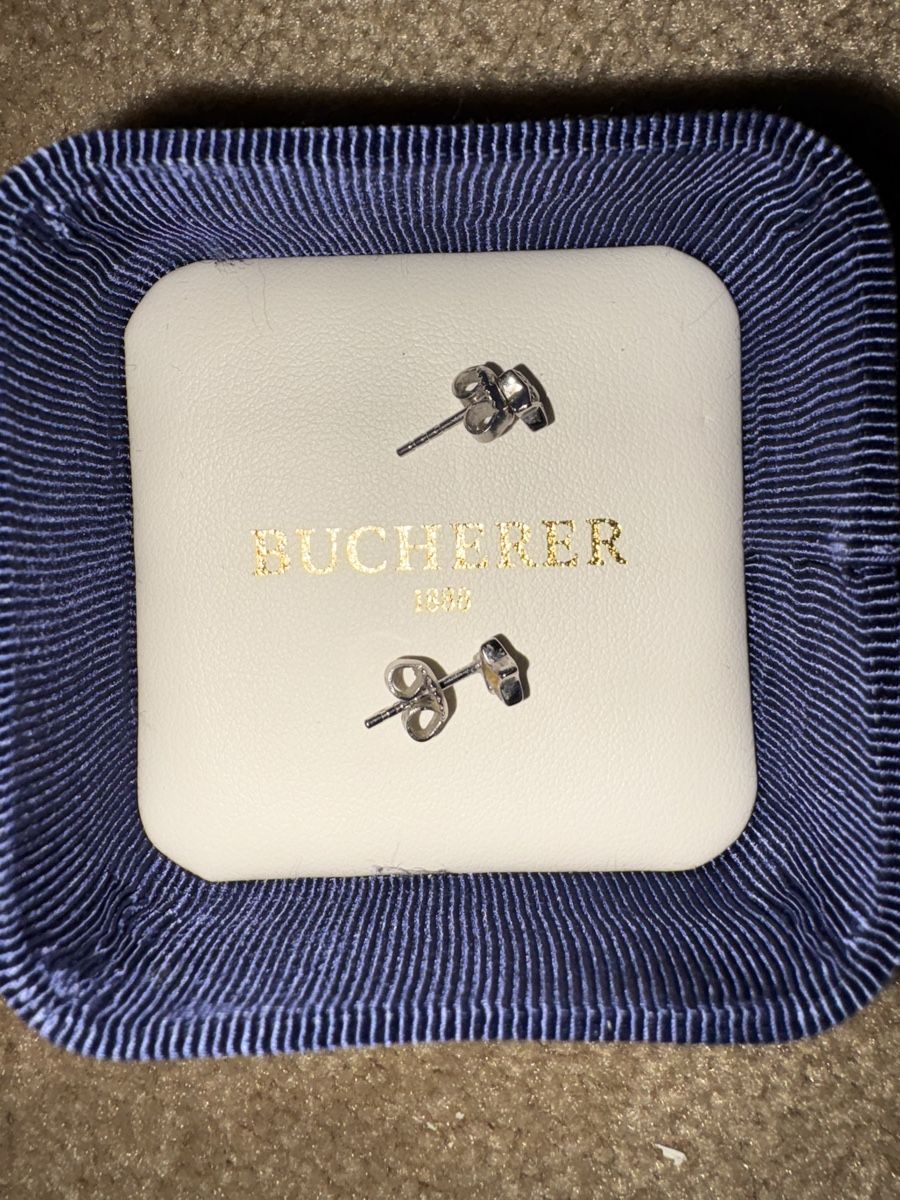 Bucherer Orecchini pendenti & Orecchini a lobo: Bucherer Ohrringe 750 Weissgold – Nuovo (secondo la descrizione) da Brugg AG venduto da e.stella_