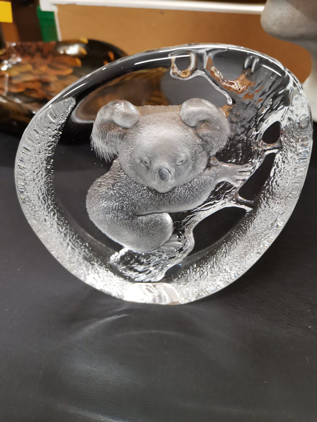 Sculture & Statue: Kristall Koala Bär von Mats Jonasson – Usato da Suhr venduto da Brocki-Suhr 2