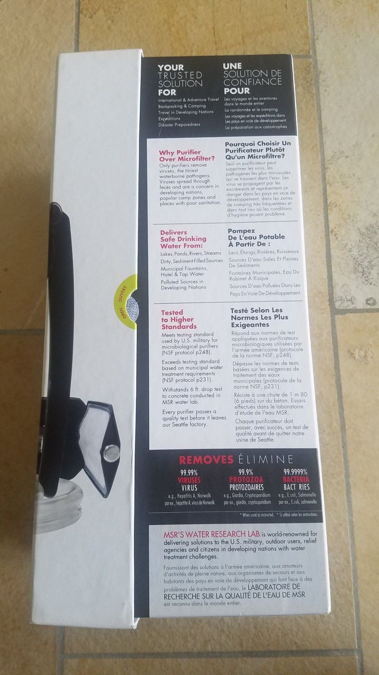 Sanitari: MSR Guardian Purifier Pump - NEU! – Nuovo e nell'imballaggio originale da Jona venduto da YinYang9 4