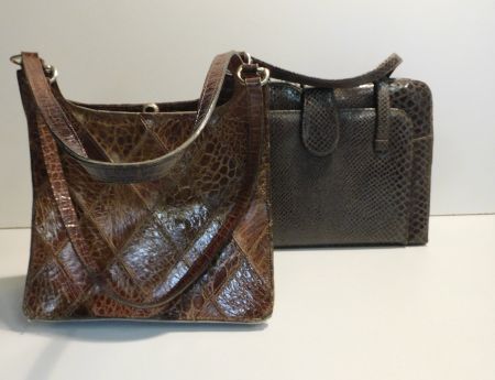 Handtasche 2 alte Leder Handtaschen  Tasche
