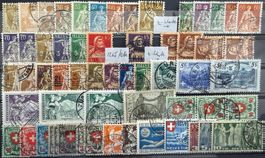 Lot Frei-/Werbe gest. viele gute ab 1907 SBK 950.- ab 40.-