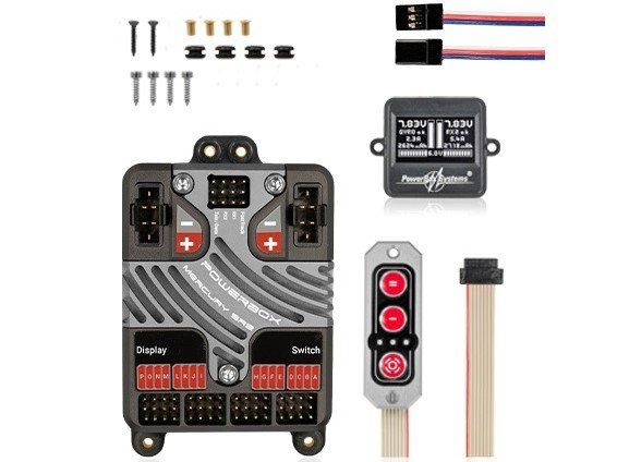 Powerbox Systems Fernsteuerungen: PowerBox Mercury SR2 inkl. SensorSwitch und OLED-Display M – Neu und originalverpackt aus Balsthal von Jetline 2