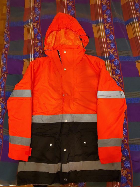 Veste best sale chantier fluo