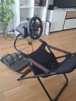 Gamingstuhl Playset schwarz ausklappbar von Logitech