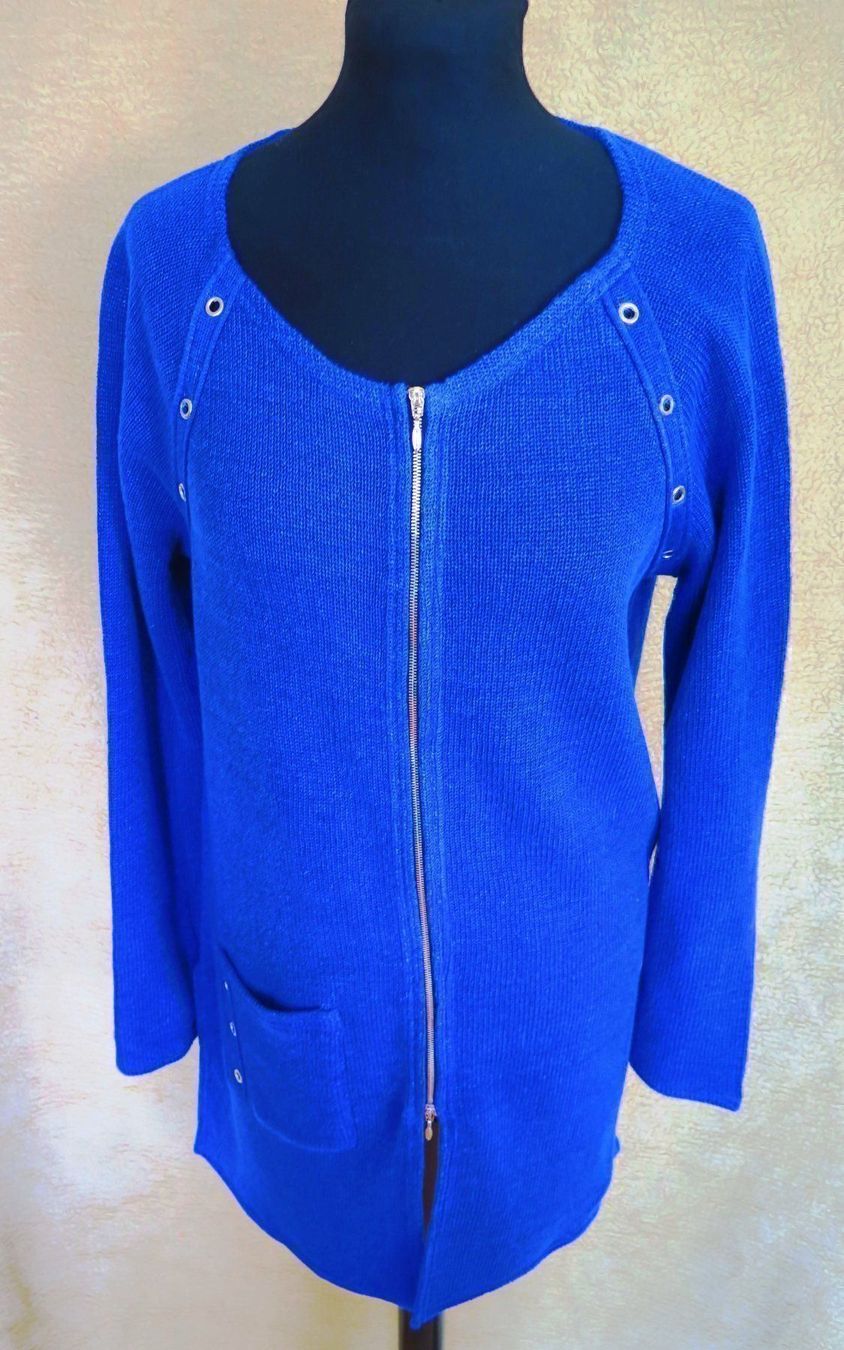 Jacken: Jacke Blau Gr. M Leinen & Baumwolle – Neu (gemäss Beschreibung) aus Bronschhofen von top-wein01