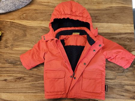 Warme Baby-Winterjacke Grösse 62/68