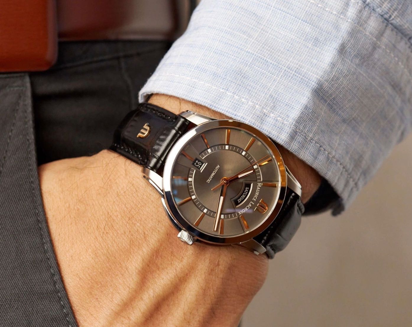 Maurice Lacroix Orologi: Maurice Lacroix Pontos Day-Dat – Usato da Rupperswil venduto da Arcore