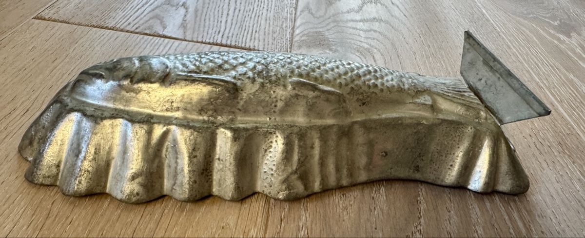 Backformen: Antike Backform Fisch seltene Form, 25 cm – Gebraucht aus Rothrist von Luckywinner 1
