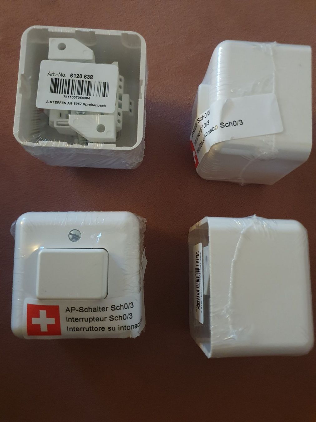 Interruttori: AP Schalter Weiss Steffen 6120638 – Nuovo e nell'imballaggio originale da Zürich venduto da Alibaba1234 1