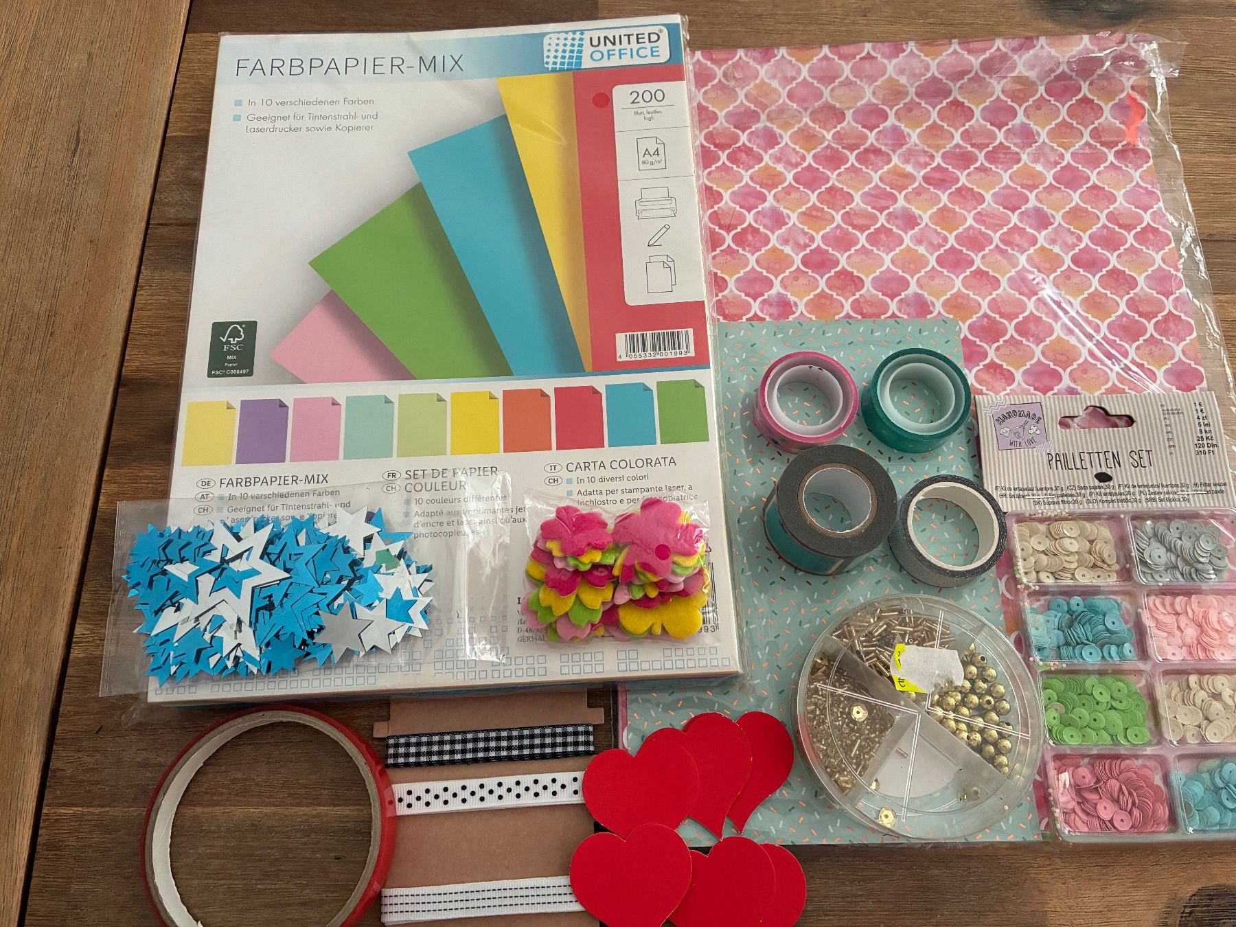 Kit bricolage: Zeichenpapier und Bastel Utensilien – Nuovo (secondo la descrizione) da Schübelbach venduto da Hecht11.