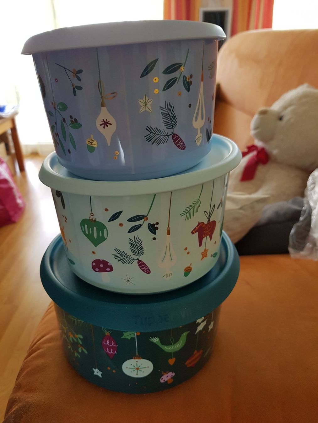 Tupperware Contenitori & Simili: 3er Set Guetzlidosen – Nuovo e nell'imballaggio originale da Hasle b. Burgdorf venduto da buddle32