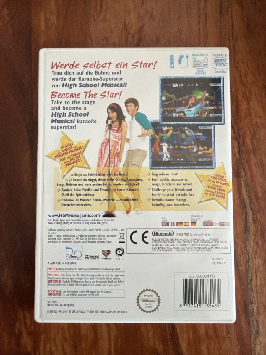 Nintendo Jeux: High school musical – D'occasion à Sementina par bru_vpp5 2
