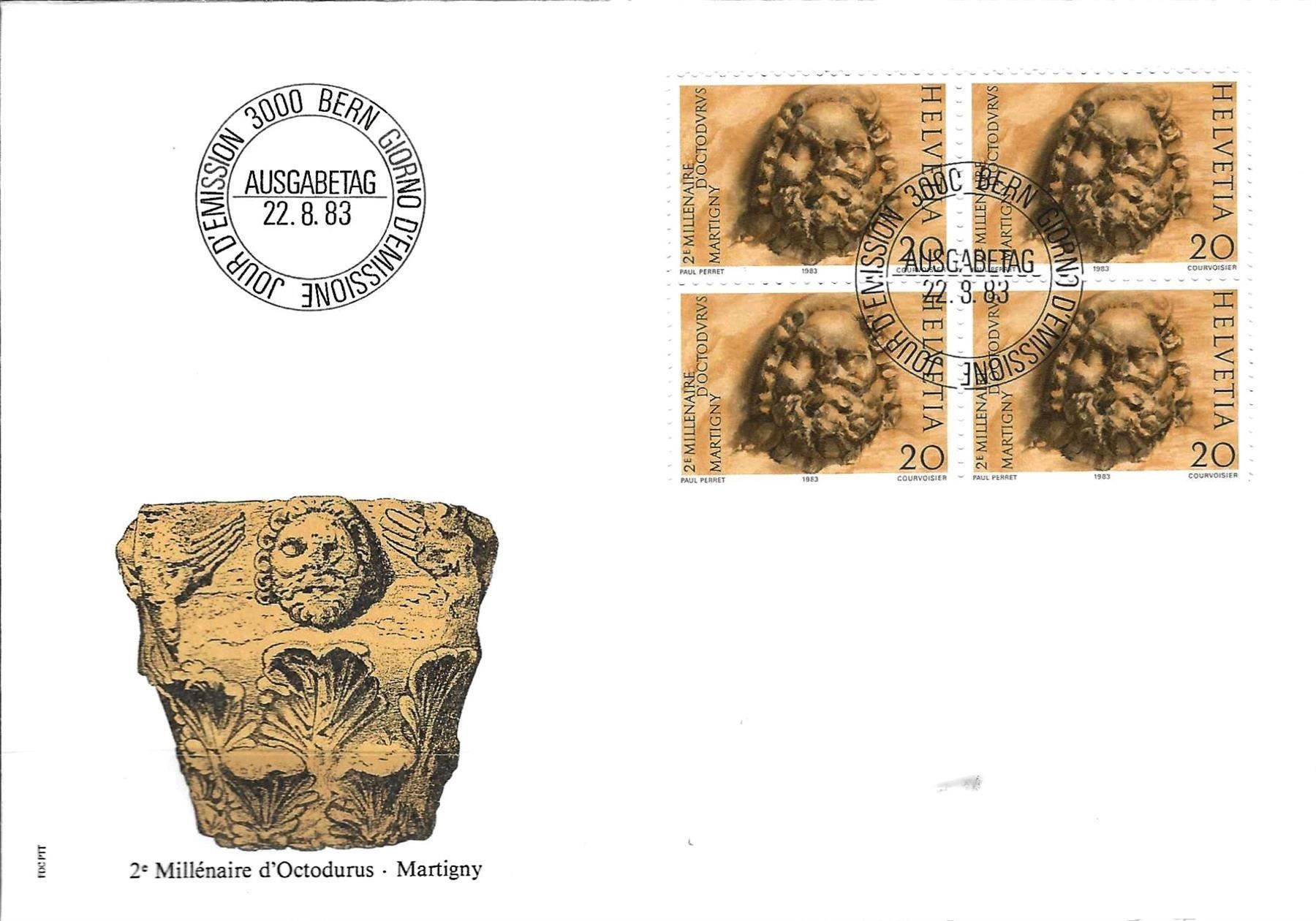 Tutti i francobolli: FDC  Viererblock 1983 – Usato da Koblenz venduto da Himmelsreiter