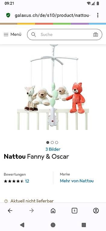 Nattou Giocattoli: Baby Mobile – Usato da Birmenstorf AG venduto da Ron77 3