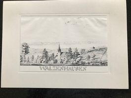 Altes Bild von Walzenhausen/AR (Doppelkarte)