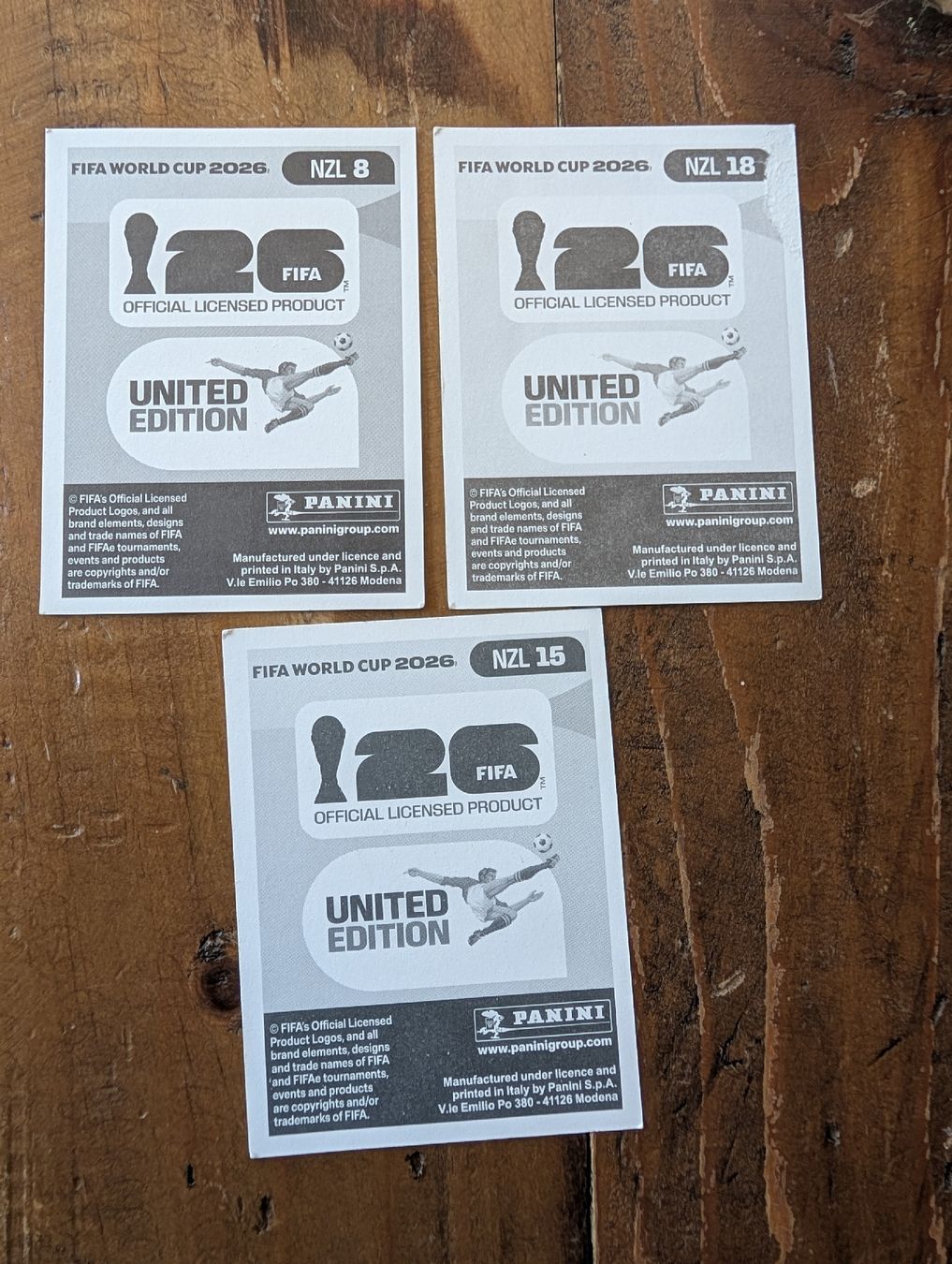 Panini Sammelbilder & Trading cards: Panini New Zealand – Neu (gemäss Beschreibung) aus Gebenstorf von fa1zz 1