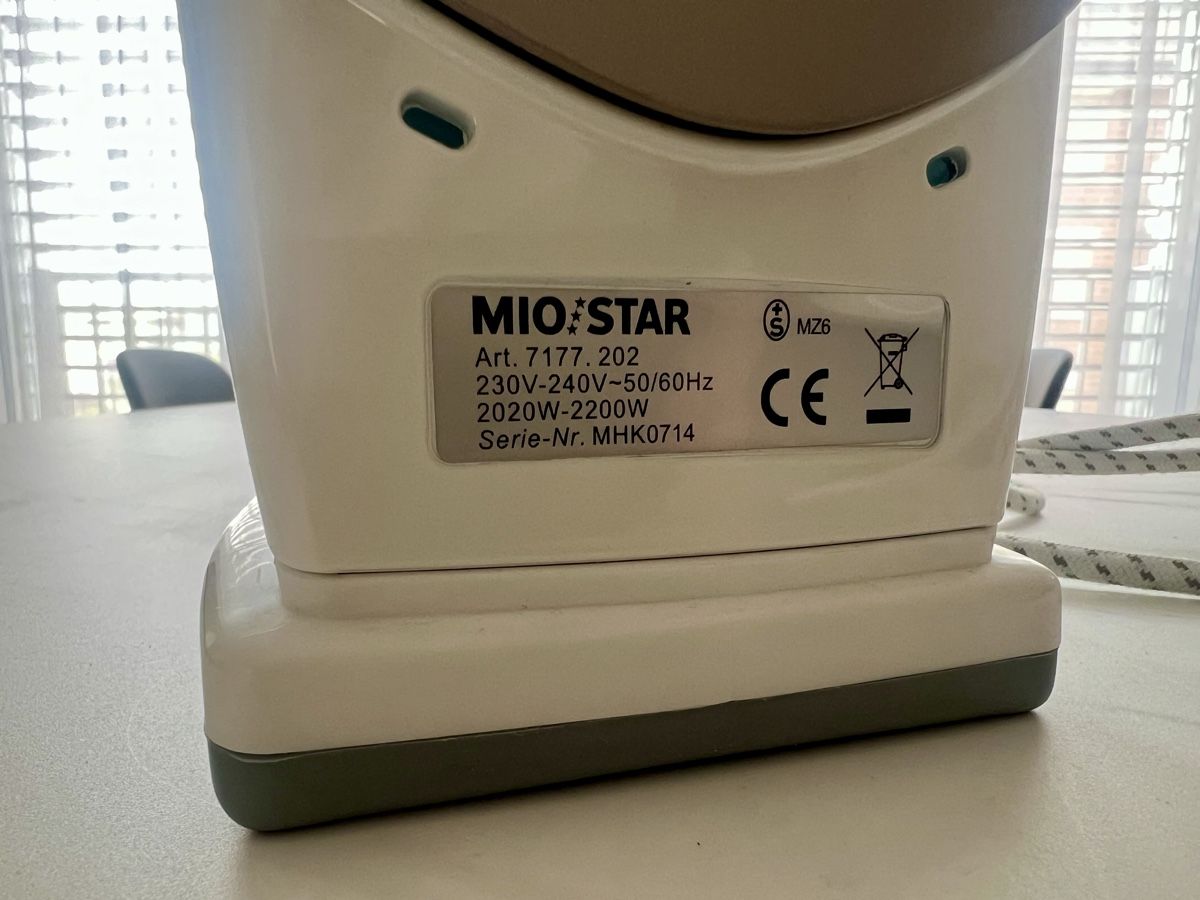 Mio Star Ferri da stiro: Bügeleisen Mio Star – Usato da Rapperswil SG venduto da renegade14 3