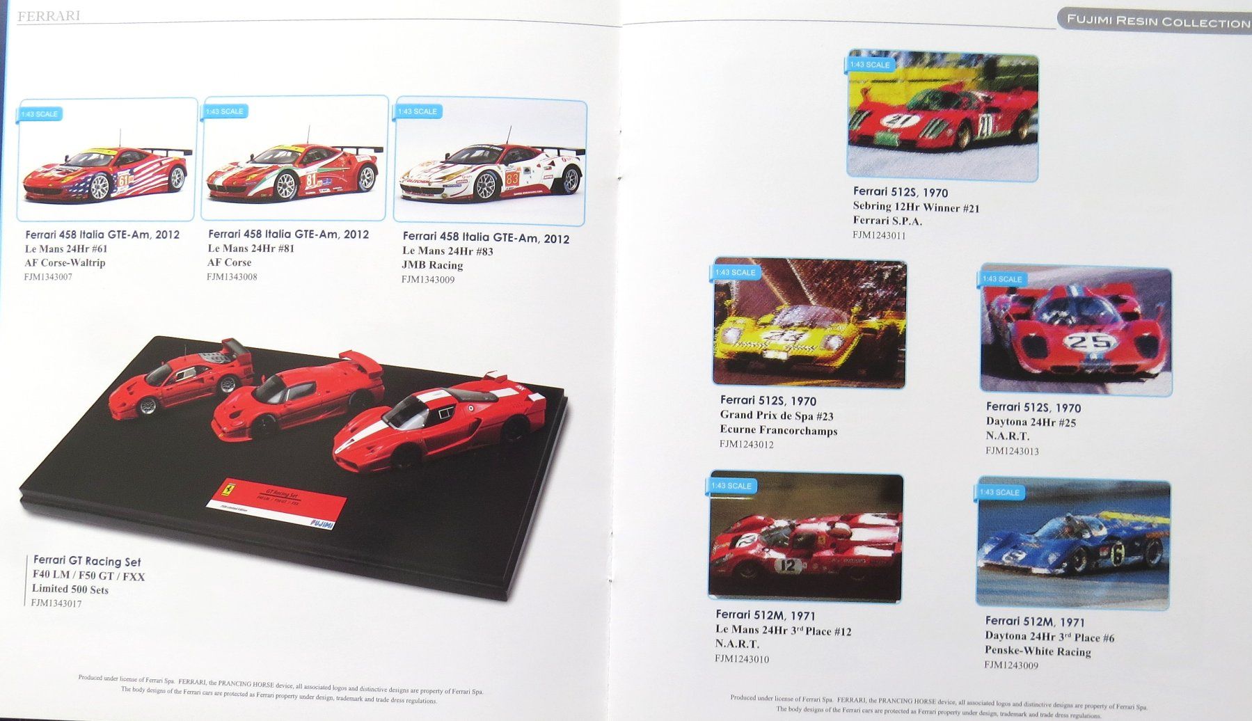 Modellini d'auto: Fujimi Ferrari Modellautkatalog von 2013 – Nuovo (secondo la descrizione) da Ettingen venduto da campione_1 2