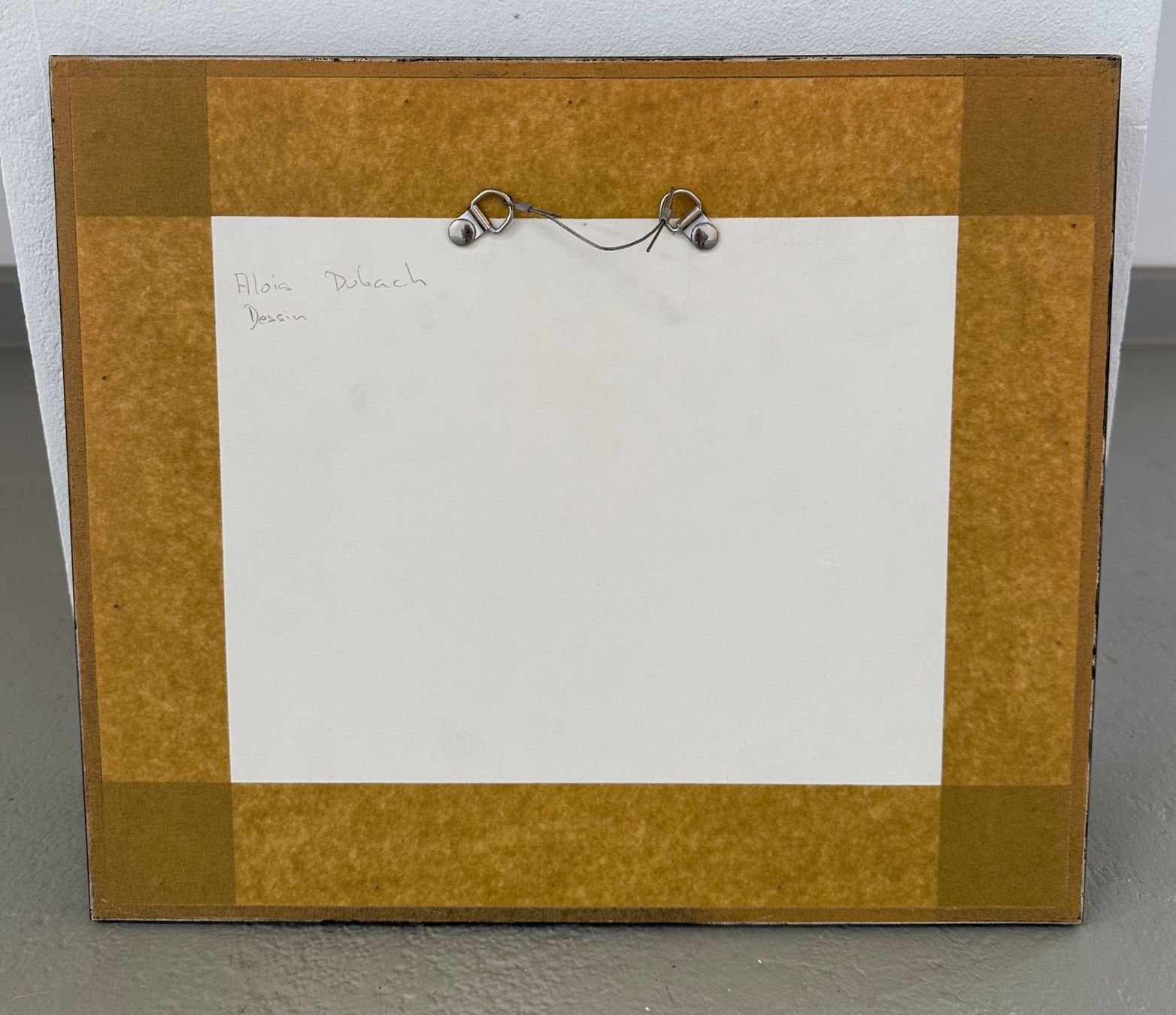Tableaux: Composition sur papyrus, 1992, Alois Dubach – D'occasion à neuchatel par cabinetjuliart 3