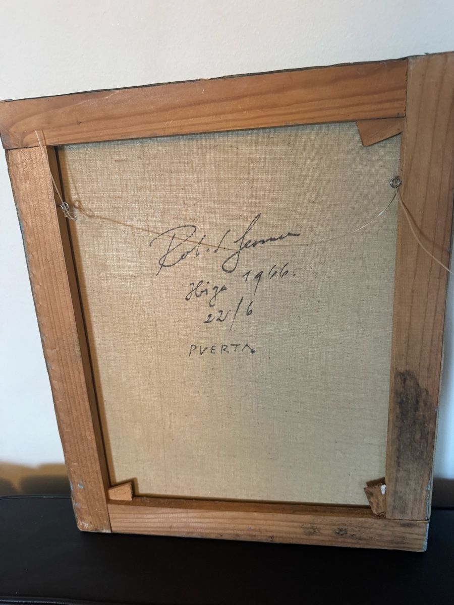 Dipinti: Robert Gessner – „PVERTA“ – Originalgemälde 1966 – – Usato da Buchs AG venduto da ChrizZa 6