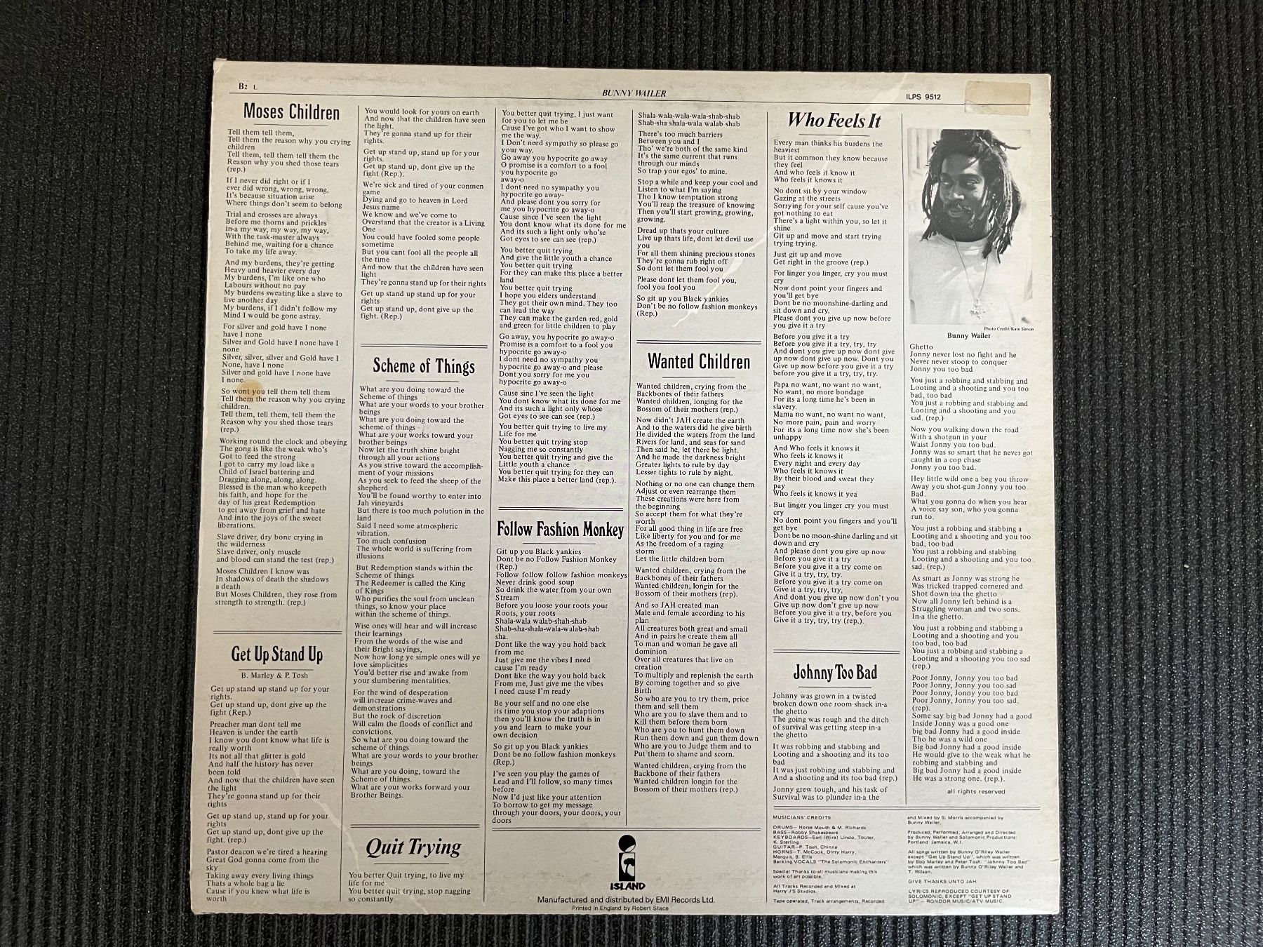 Vinyles: Bunny Wailer Protest – D'occasion à Olten par Xtra 1