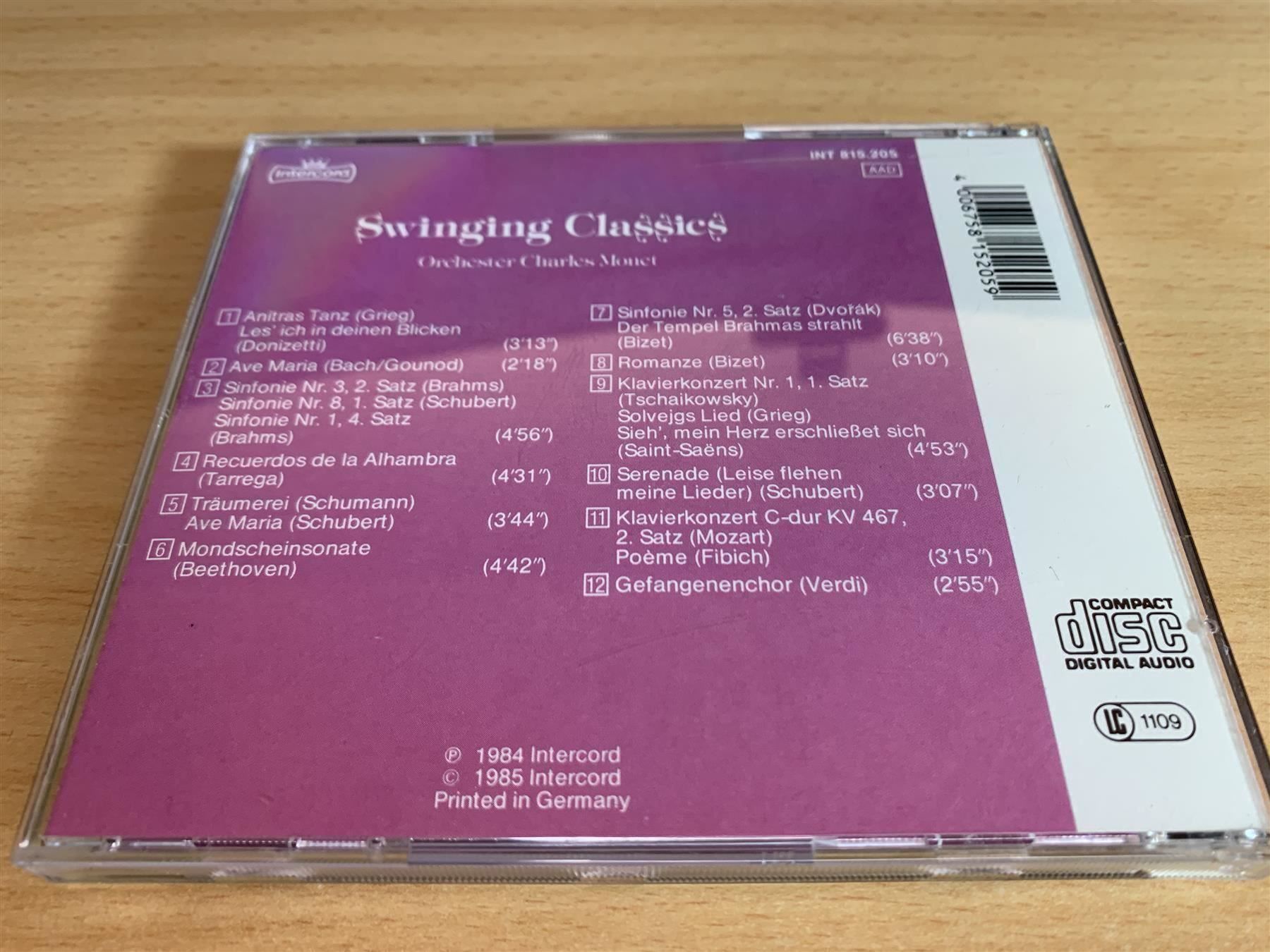 CDs: Orchester Charles Monet – Swinging Class – Gebraucht aus Rikon im Tösstal von Alpenmutz 1