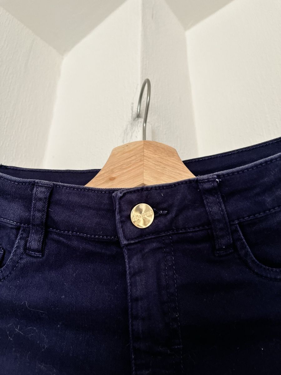Hosen: Iblues Jeans Navy Cropped Flared Ruffle Size 34 – Gebraucht aus Lausanne von Danash 5