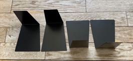 4 Vintage Midcentury Buchstützen Soennecken