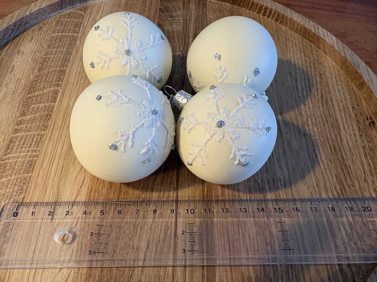 Globus Tutte le decorazioni: Globus Christbaumkugel, Schneeflocke – Nuovo (secondo la descrizione) da Meilen venduto da Harley. 2