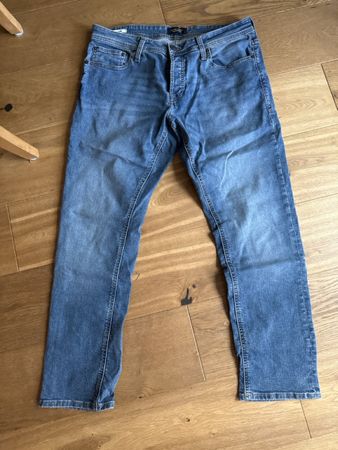 Herren Jeans Jack & Jones Modell Glenn blau Grösse 34