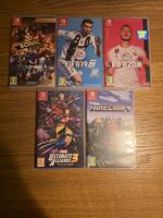 Nintendo Switch Spiele Konvolut Sonic FIFA Minecraft MUA3