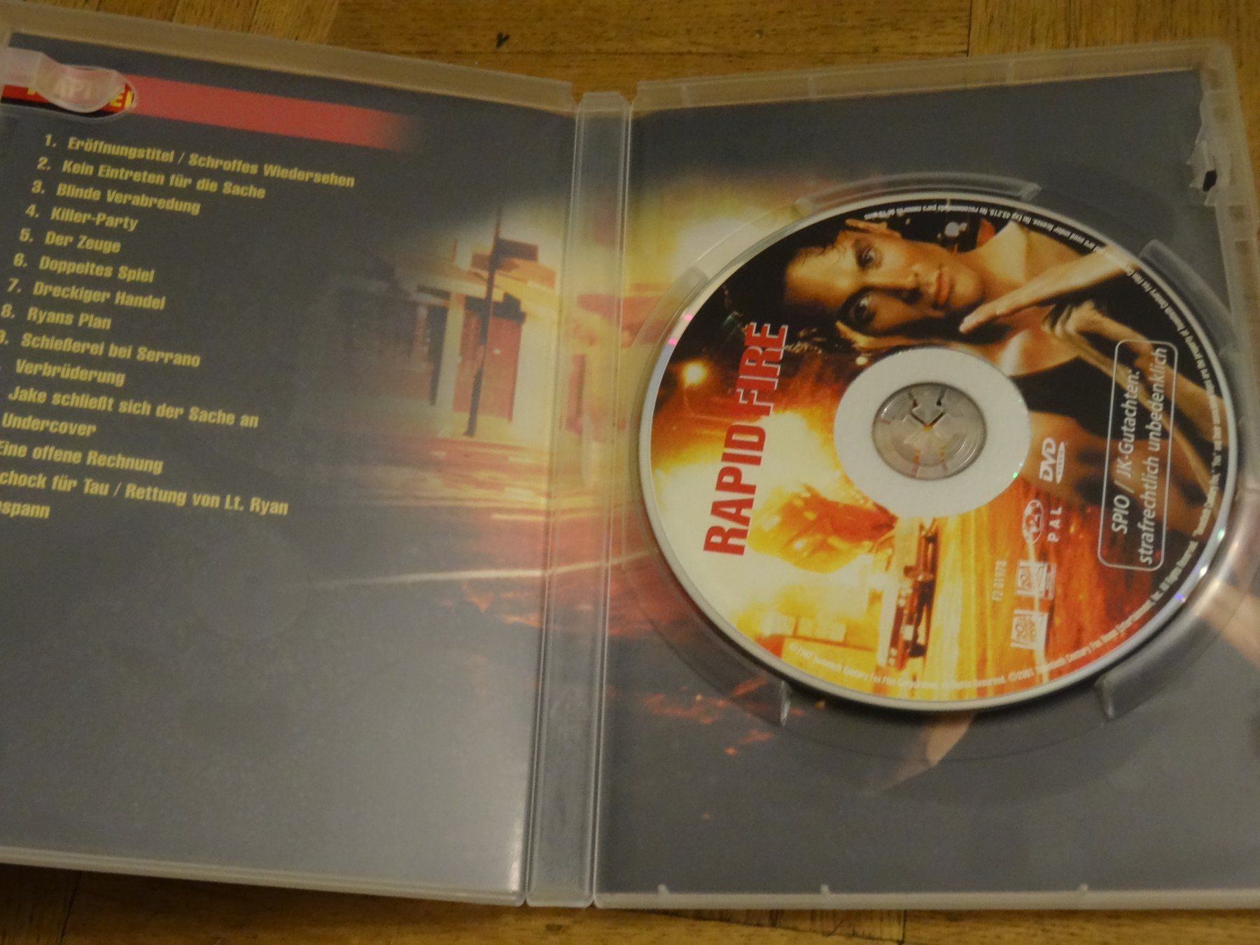 Alle DVDs: Rapid Fire DVD Brandon Lee – Gebraucht aus Olten von Disc-Verkauf 1