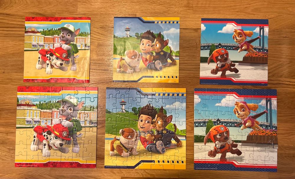 Ravensburger Kinderpuzzle PAW Patrol, 3 Puzzles à 49 Teilen (Gebraucht ...