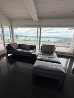 Rolf Benz Designer Sofa Leder