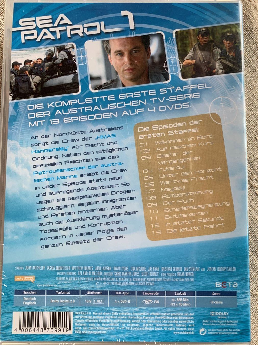 Tutti i DVDs: Sea Patrol - Erste Staffel – Nuovo e nell'imballaggio originale da Volketswil venduto da zwitsch33 1