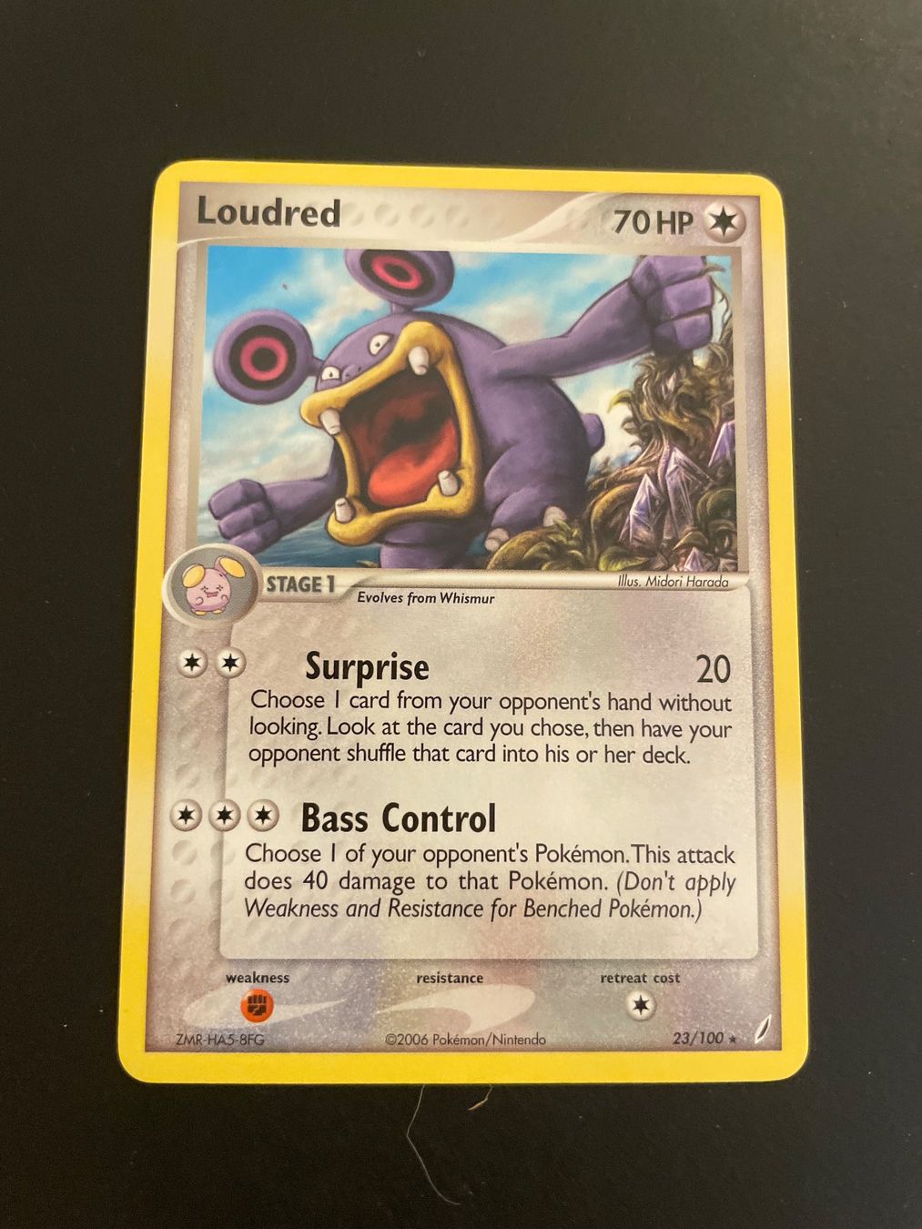 Pokémon Carte collezionabili: Loudred 23/100 EX Crystal Guardians – Usato da Zürich venduto da pokemon_cards