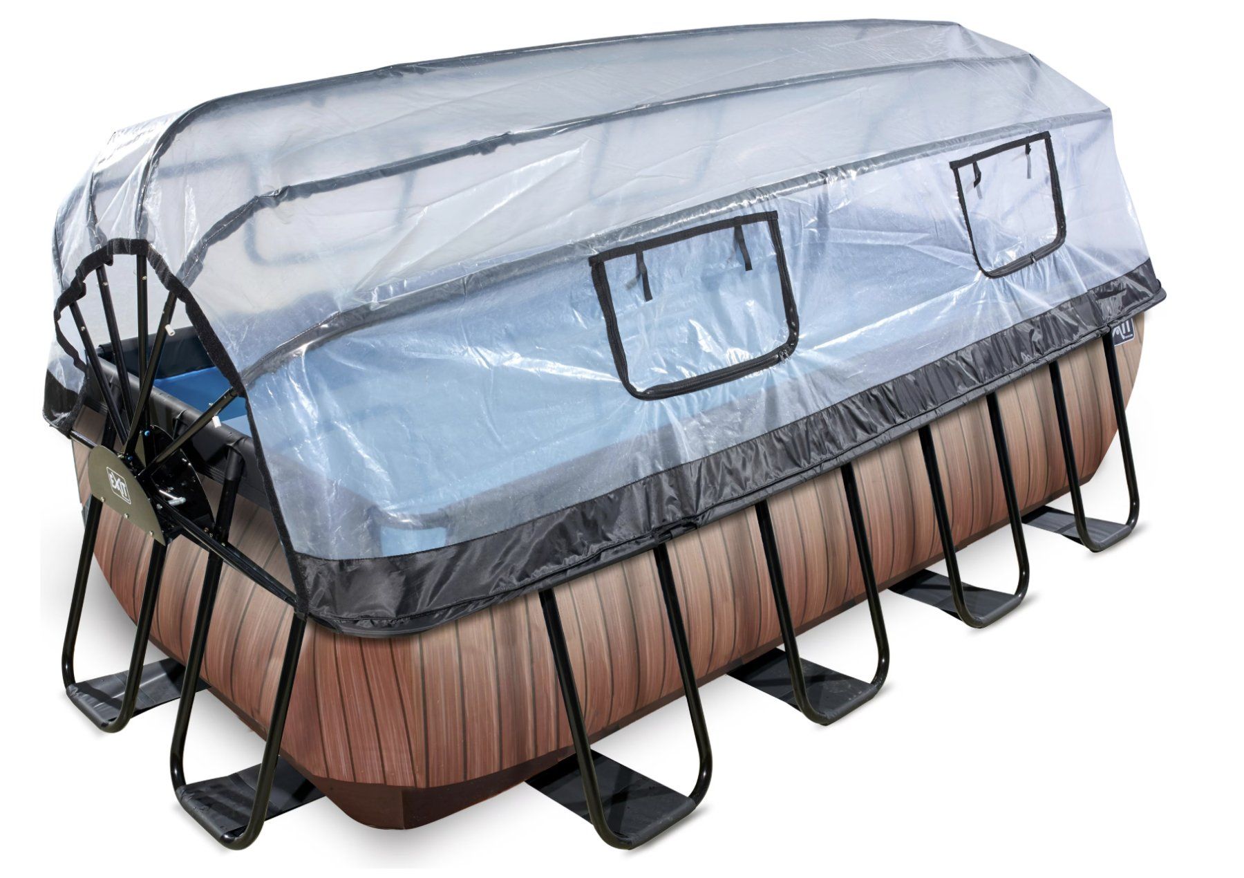 Schwimmbad: Pool 400x200x100 cm Sonnendach, Sandfilterpumpe, Exit – Neu und originalverpackt aus Wängi von LiqKojote 2