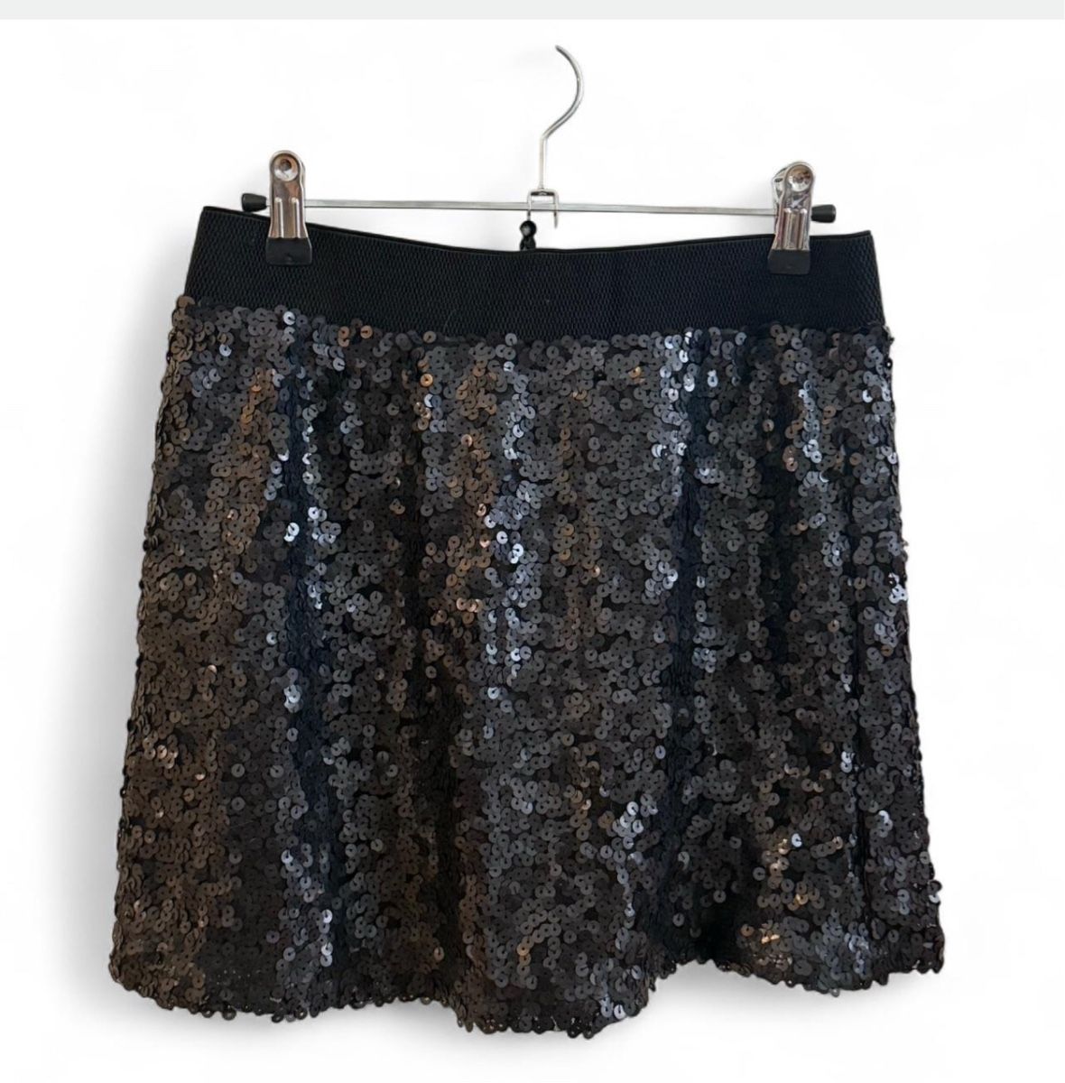Gonne: Black Sequin Mini Skirt - fits size S – Nuovo (secondo la descrizione) da Zürich venduto da ann_in_zuri