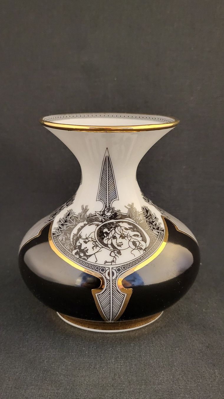 Vasi & Recipienti: Jugendstil-Vase HOLLOHAZA – Usato da Basel venduto da spinne02